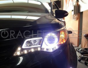 Toyota Camry Headlight Halo Kit - ORACLE Lighting - LED - Amber - `12-`15